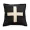 Hello Honey® 20" x 20" Swiss Cross Cotton Wool Throw Pillow